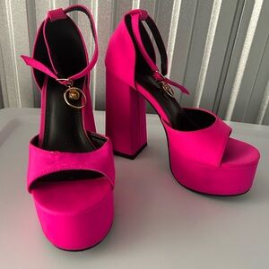 Pink Platform Heels